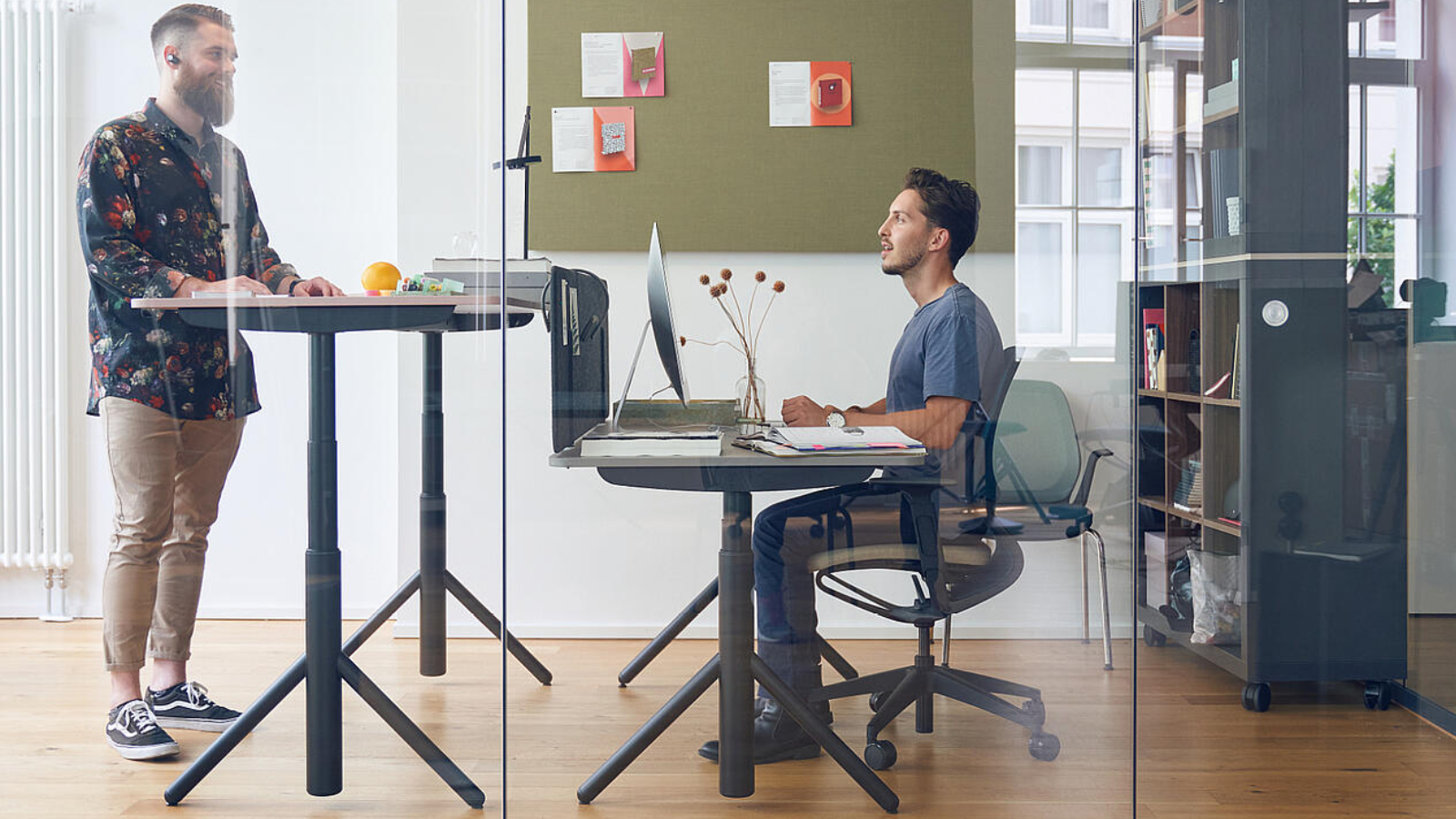 Sit stand desk