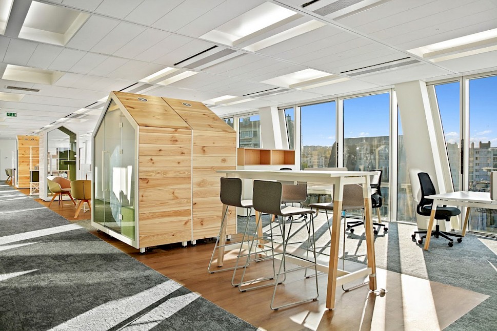 Budki treehouse – kreatywne rozwiązanie do nowoczesnego biura